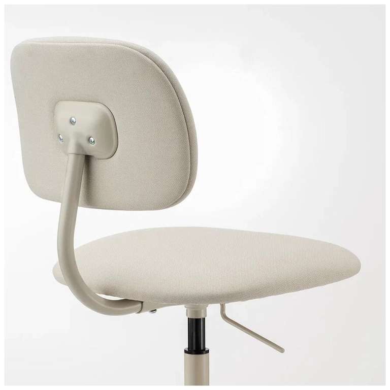 Компьютерное кресло ИКЕА БЛЕКБЕРГЕТ офисное, текстиль,бежевый