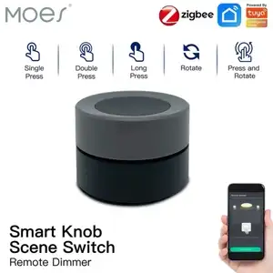 Умный переключатель MOES Smart Knob Scene Switch (Zigbee, Tuya, 5 режимов работы)