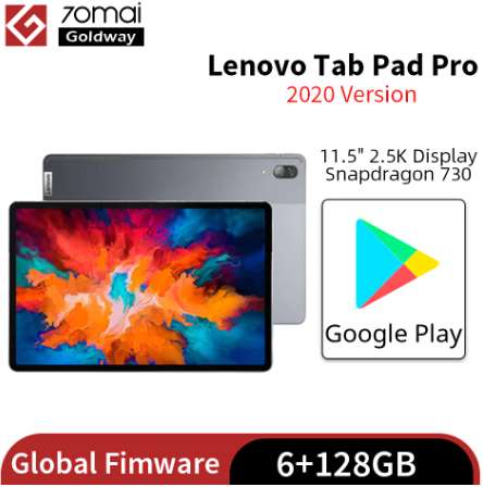 Планшет Lenovo Tab P11 Pro 6/128 GB, Snapdragon 730, 11.5" 2.5K OLED, 8600mAh (14939₽ через QIWI)