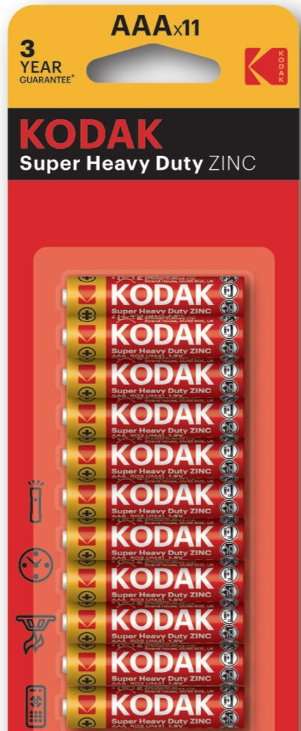 Батарейки Kodak R03-11BL ААА 11 шт цена снизилась
