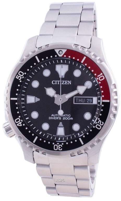 Японские механические наручные часы Citizen Promaster Diver's NY0085-86E 200M