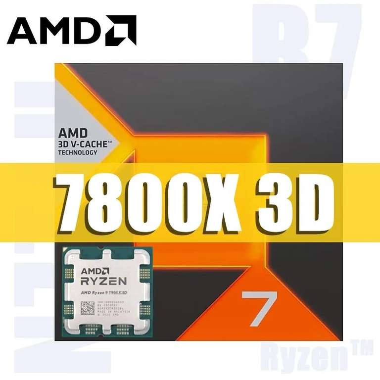 Процессор AMD Ryzen 7 7800X3D (Из-за рубежа, цена по Озон карте)