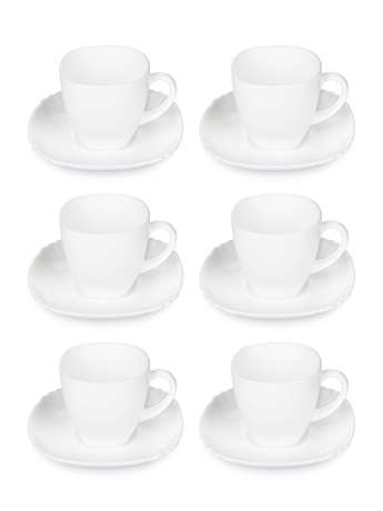 Чайный набор Luminarc Basic 12 предметов (6 чашек + 6 блюдец)