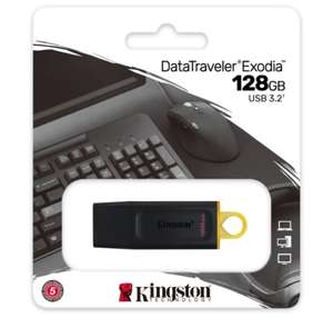 Флешка Kingston 128GB DataTraveler Exodia USB 3.2 (DTX/128GB) (с бонусами 499₽)