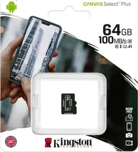 64 Гб Карта памяти Kingston Canvas Select Plus microSDXC