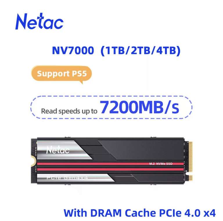 SSD 1Tb NVME PCIe 4.0x4 7200MB/S(другие в описании)