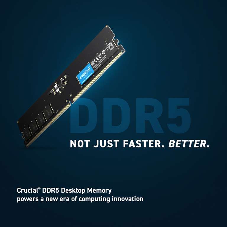 Оперативная память Crucial CT8G48C40U5/8Гб/DDR5/4800 МГц