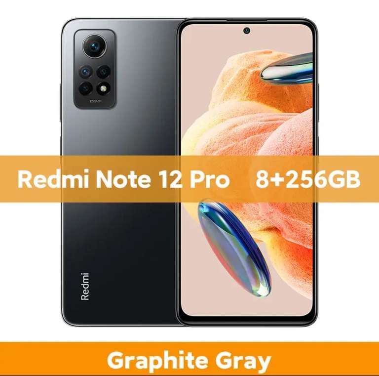 [11.11] Смартфон Redmi Note 12 Pro 4G 8/256 Гб, серый