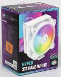 Кулер для процессора Cooler Master Hyper 212 Halo White 2050об/мин (RR-S4WW-20PA-R1), по Ozon карте