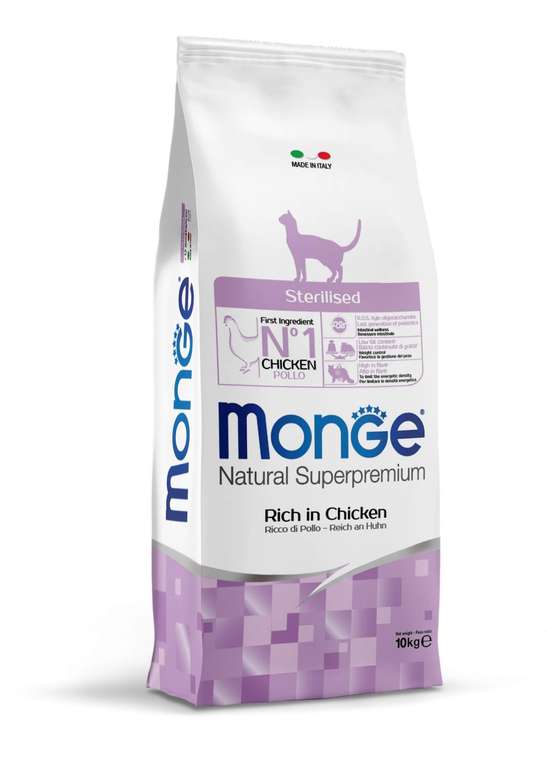 Корм сухой для кошек Monge 10кг (для стерилизованных)