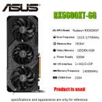 Видеокарта б/у ASUS AMD Radeon RX 5600XT, 6Gb DDR6, 192bit, PCI-E, HDMI, 3DP