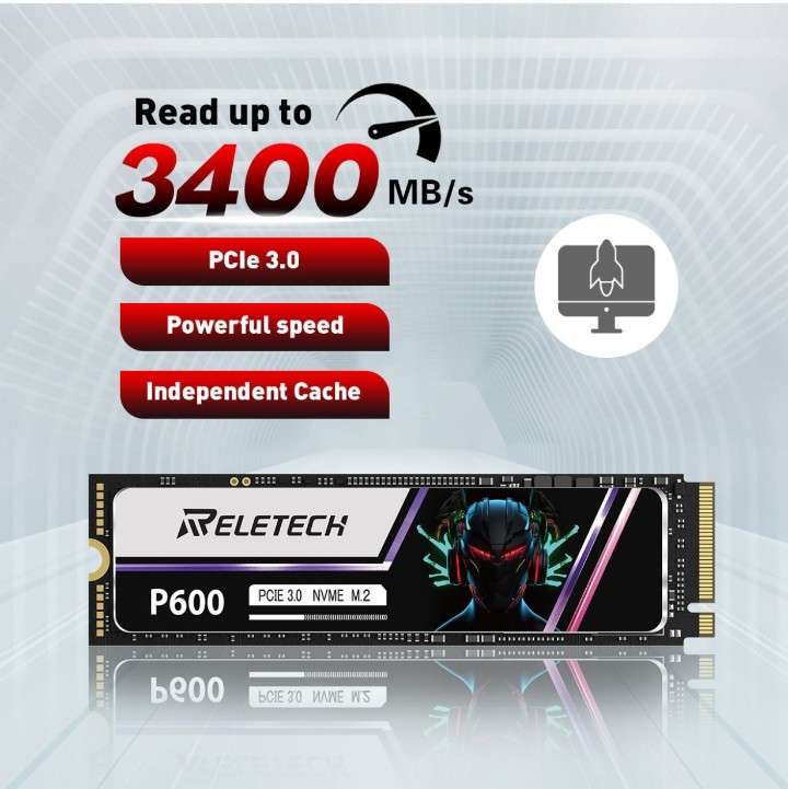 Внутренний SSD-диск Reletech P600 1tb (по озон карте, из-за рубежа)