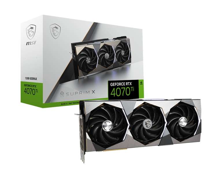 Видеокарта MSI NVIDIA GeForce RTX 4070 Ti SUPRIM X (RTX 4070 Ti SUPRIM X 12G)