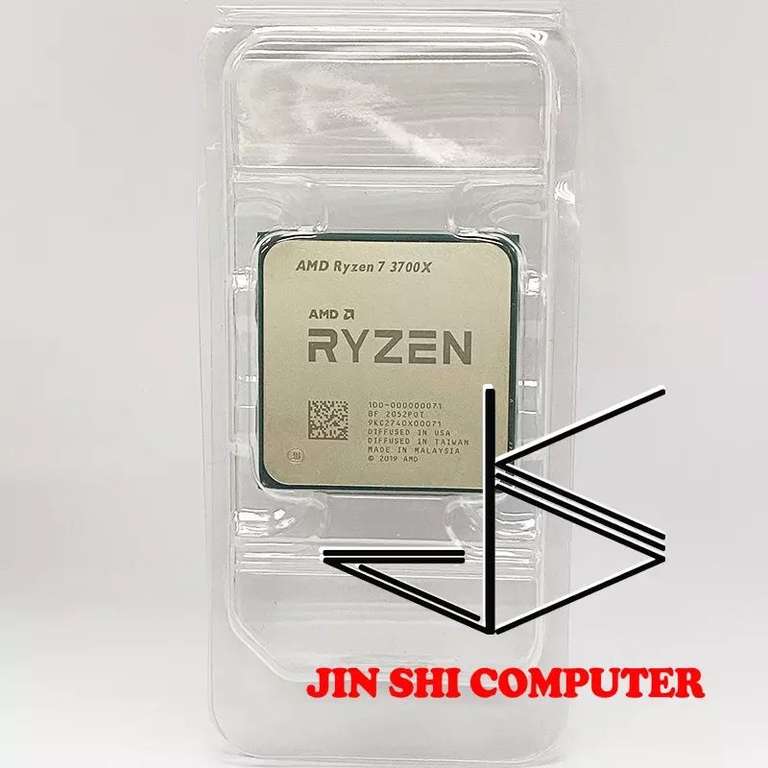 Процессор AMD Ryzen 7 3700X (цена в $ при оплате через QIWI 9554.16₽)