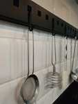 Кухонный рейлинг с крючками Polki_ru, длина 110 см, металл