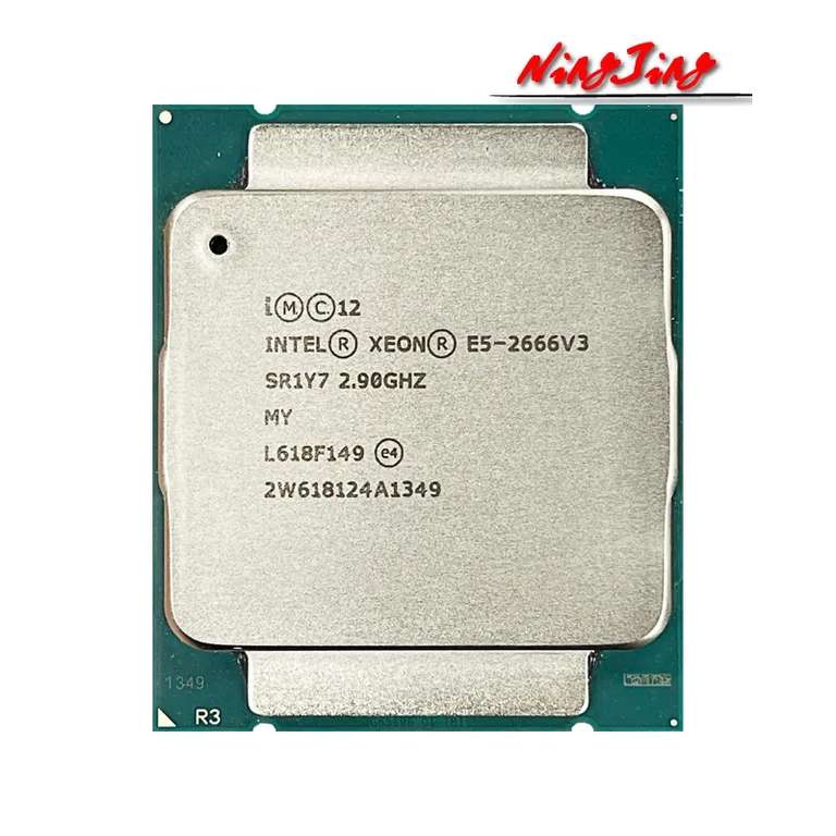 Процессор Intel Xeon E5 2666 v3, б/у, 2.9 ГГц, 10 ядер