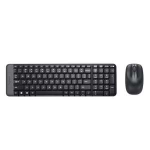 Комплект беспроводной клавиатура и мышь Logitech Desktop MK220