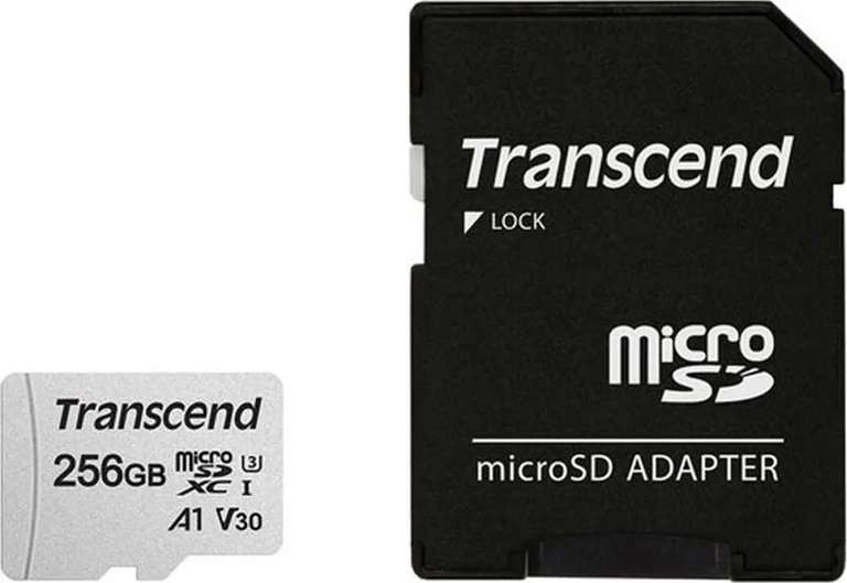 Карта памяти Transcend 300S 256 ГБ (TS256GUSD300S-A) (цена с ozon картой)