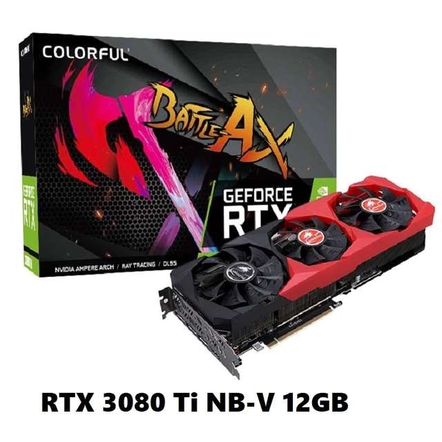 Видеокарта Colorful GeForce RTX 3080 Ti BATTLE-AX (82.472₽ через QIWI)