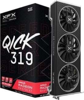 Видеокарта XFX Speedster QICK 319 AMD Radeon RX 6700 XT BLACK (RX-67XTYPBDP), из-за рубежа