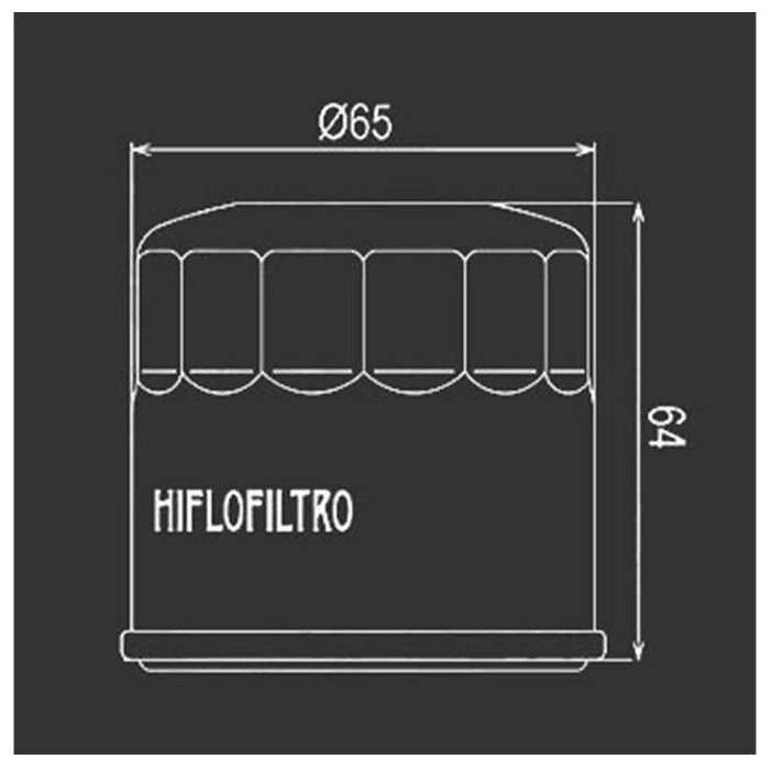 Масляный фильтр Hiflofiltro HF204