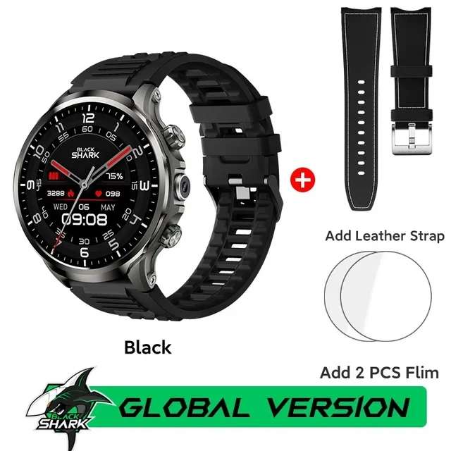 Смарт-часы Black Shark Smart Watch X 4G Android Watch 1,9-дюймовый дисплей, бесплатная загрузка приложения, 2-мегапиксельная камера, IP67