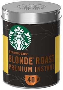 Кофе STARBUCKS растворимый Premium Instant Blonde Roast жестяная банка, 90 г