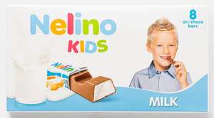 Шоколад Nelino Kids молочный, с молочным наполнителем, 100 г