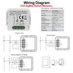 Умный выключатель GIRIER Tuya ZigBee 3,0