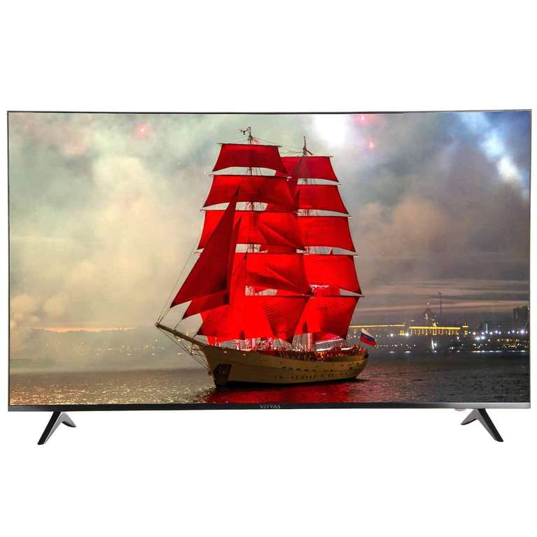 Телевизор ВИТЯЗЬ 55LU1204 Smart, 55"(140 см), UHD 4K