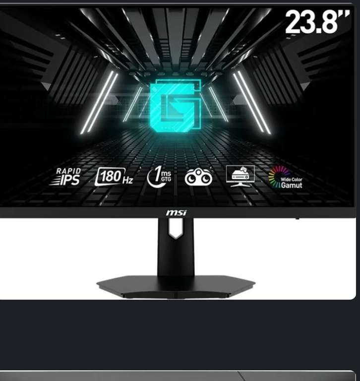 23.8" Монитор MSI G244F E2, Full HD, IPS, 180 Гц, 1 мс (с Озон картой)