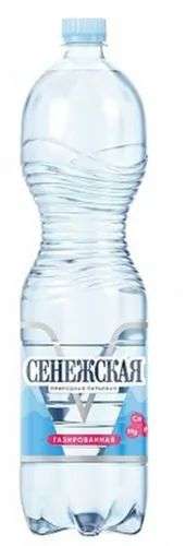 Вода природная Сенежская газированная, 6 л(4 бутылки по 1,5л)