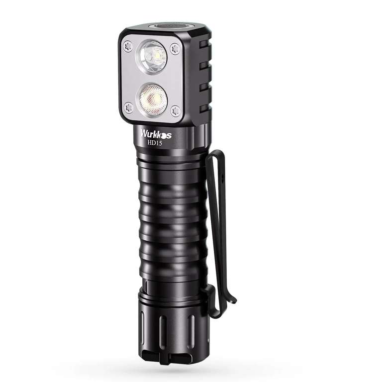 [11.11] Налобный фонарь аккумуляторный Wurkkos HD15 (до 2000 Лм, до 151 м, Type-C)