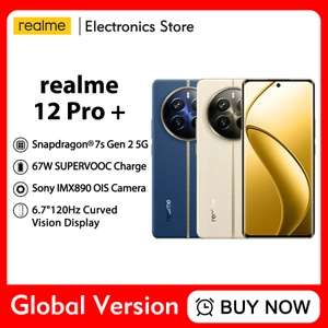 Смартфон Realme 12 Pro Plus, Русская версия, 8/256 Гб (+таможенная пошлина ≈700₽)