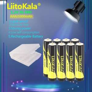 Аккумуляторы Liitokala ААА, 10 шт. (по 686₽ при покупке 2 наборов)