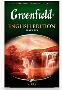 Чай черный Greenfield English Edition листовой, 200 г