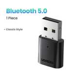 USB Bluetooth 5.0 адаптер передатчик Ugreen (+ Bluetooth 5.3 за 440 руб. в описании)