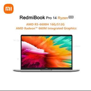 Ноутбук Xiaomi RedmiBook Pro 14 (R5-5500U/16/512/Radeon Graphics 7, IPS, 120гц)