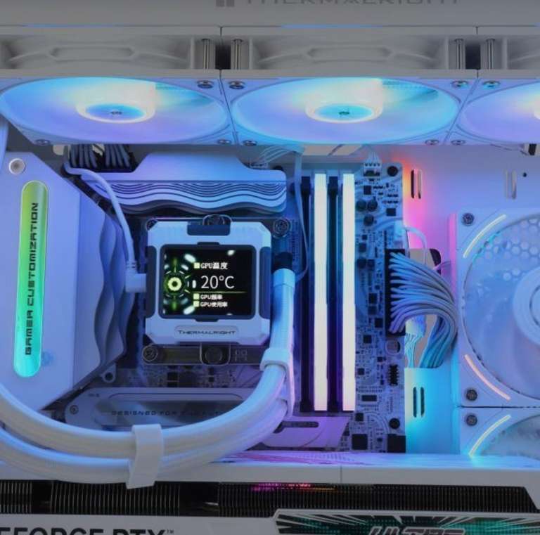 Система жидкостного охлаждения Thermalright Frozen Warframe 360 ARGB white (цена с ozon картой) (из-за рубежа)