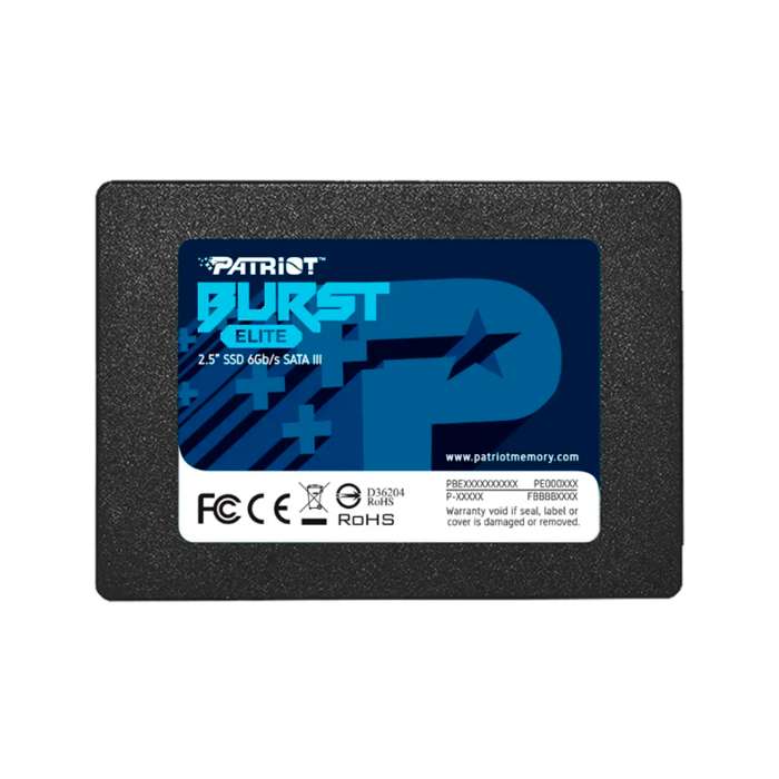 SSD диск PATRIOT Burst Elite 480ГБ (PBE480GS25SSDR)