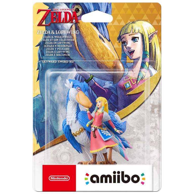 Интерактивная фигурка Amiibo "Зельда и небокрыл" для Nintendo Switch (коллекция The Legend of Zelda)