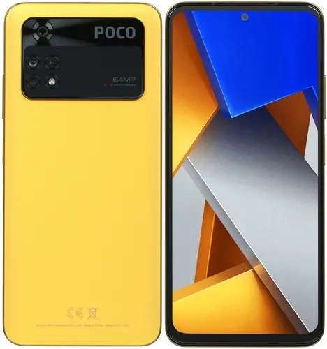 Смартфон POCO M4 Pro 4G, 6/128 ГБ, желтый