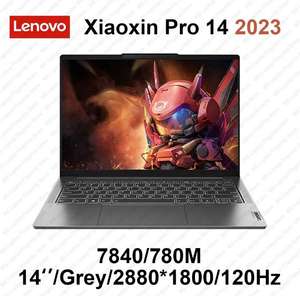 Ноутбук Lenovo Xiaoxin Pro 14 (R7-7840HS, Radeon 780M, 32 ГБ, 1 ТБ SSD, 2.8K IPS 120 Гц)