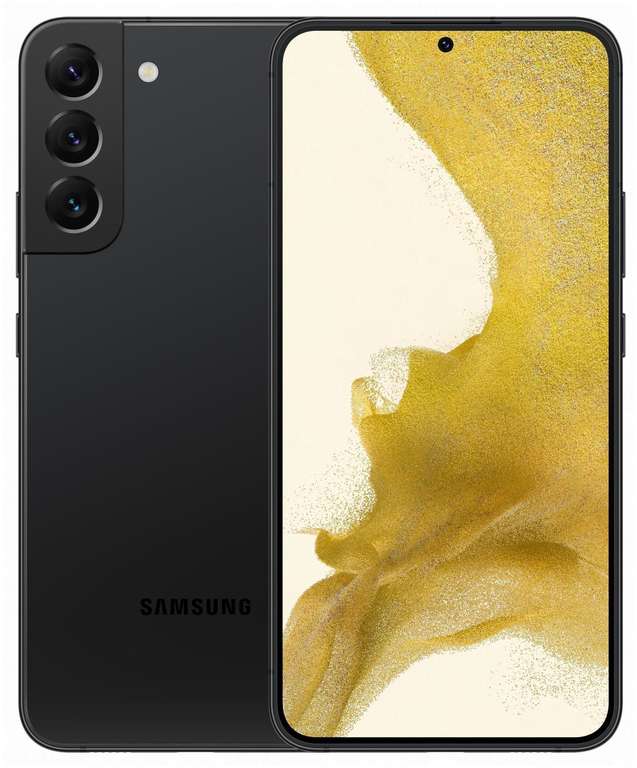 [Мск и возм др] Смартфон Samsung Galaxy S22 8/256 ГБ, черный фантом
