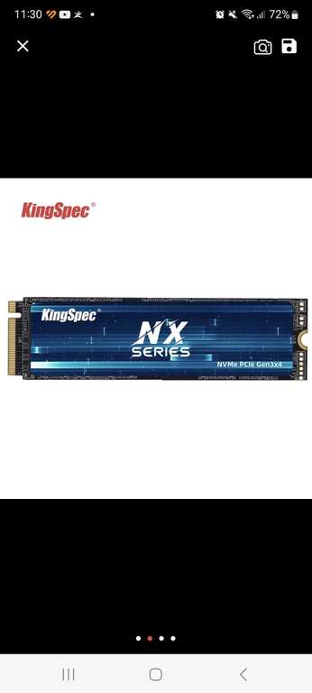 SSD KingSpec M2 NVME SSD 1 ТБ
