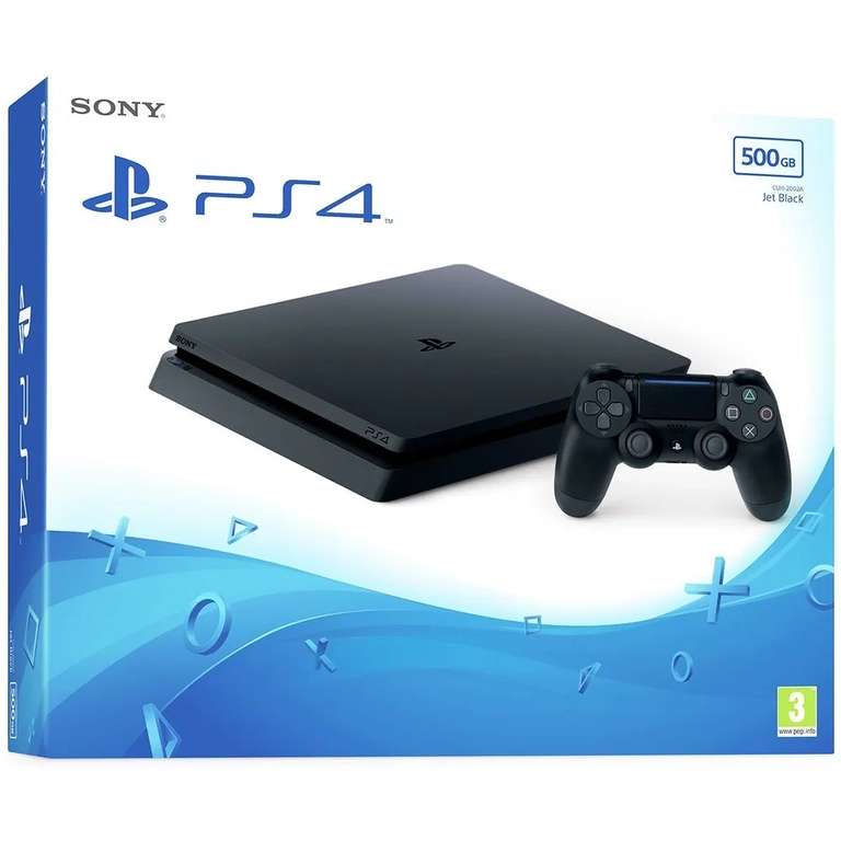 Игровая приставка PlayStation 4 Slim 500GB - 3 варианта: PS4, PS4 + доп геймпад, PS 4 + SSD (Озон Глобал)