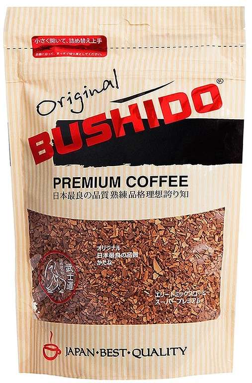 Кофе растворимый BUSHIDO Original, 75 г (при оплате с Озон Счета)