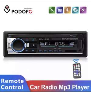 Автомобильный радиоприемник Podofo one din с Bluetooth, AUX, USB