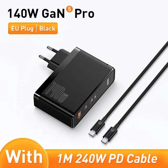 Устройство зарядное Baseus GaN5 Pro Fast Charger (140 Вт, Type-C, PD, QC)