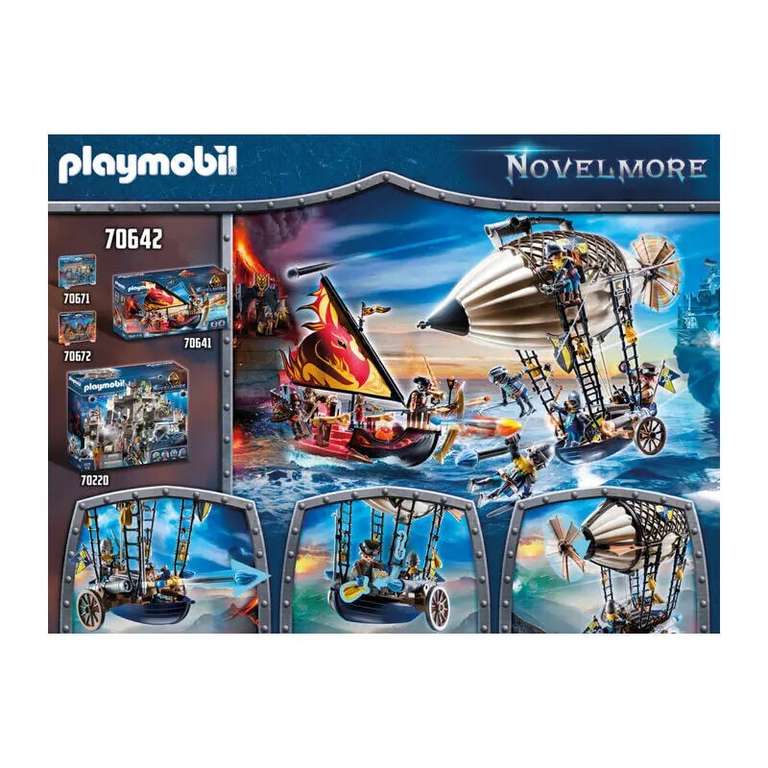 Игровой набор-конструктор Playmobil Novelmore «Дирижабль рыцарей Новельмор»
